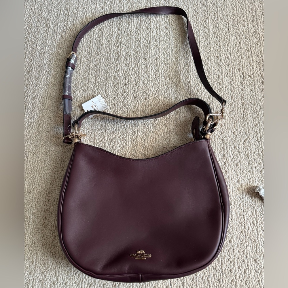 Coach 54446 OXBLOOD NOMAD Glovetanned Leather Crossbody Shoulder Bag